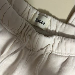 Unisex size small Elwood White sweatpants